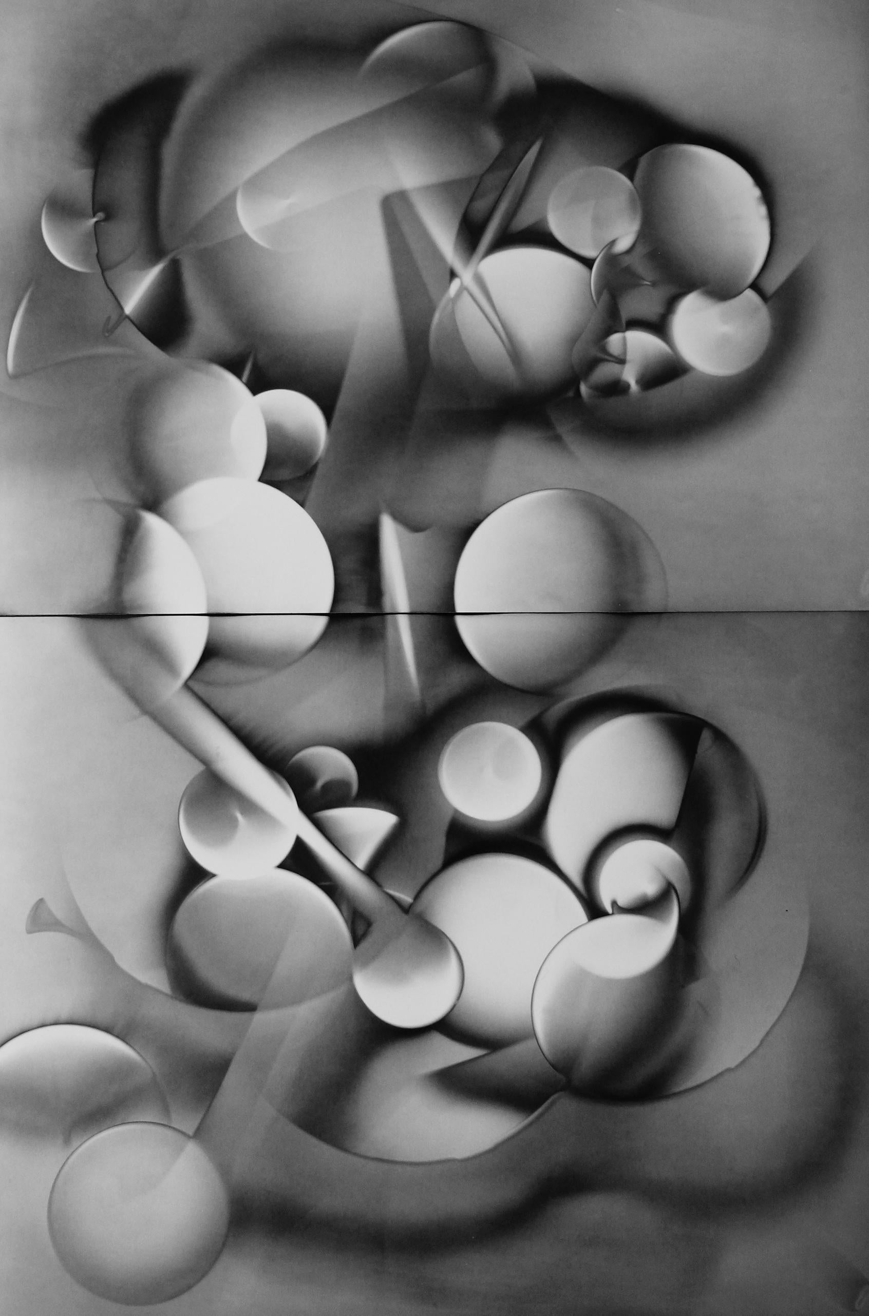  The Self Representation of Light #412, 2 x Luminograms as one work