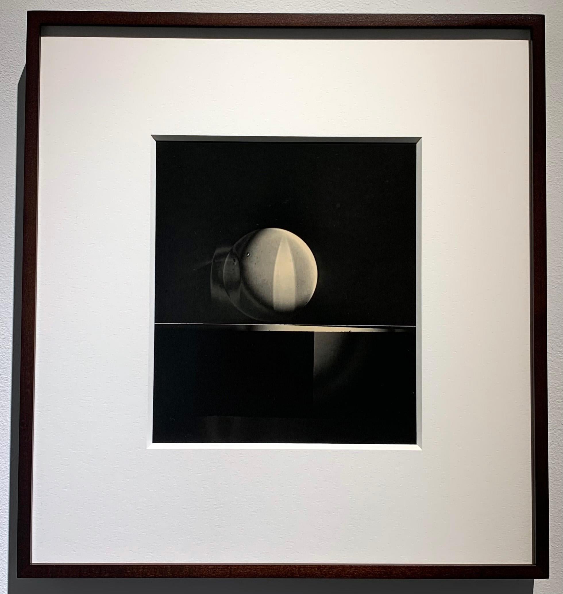 ATO>MIC #8, unique warmed toned, Silver Gelatin Abstract Luminogram Print For Sale 1