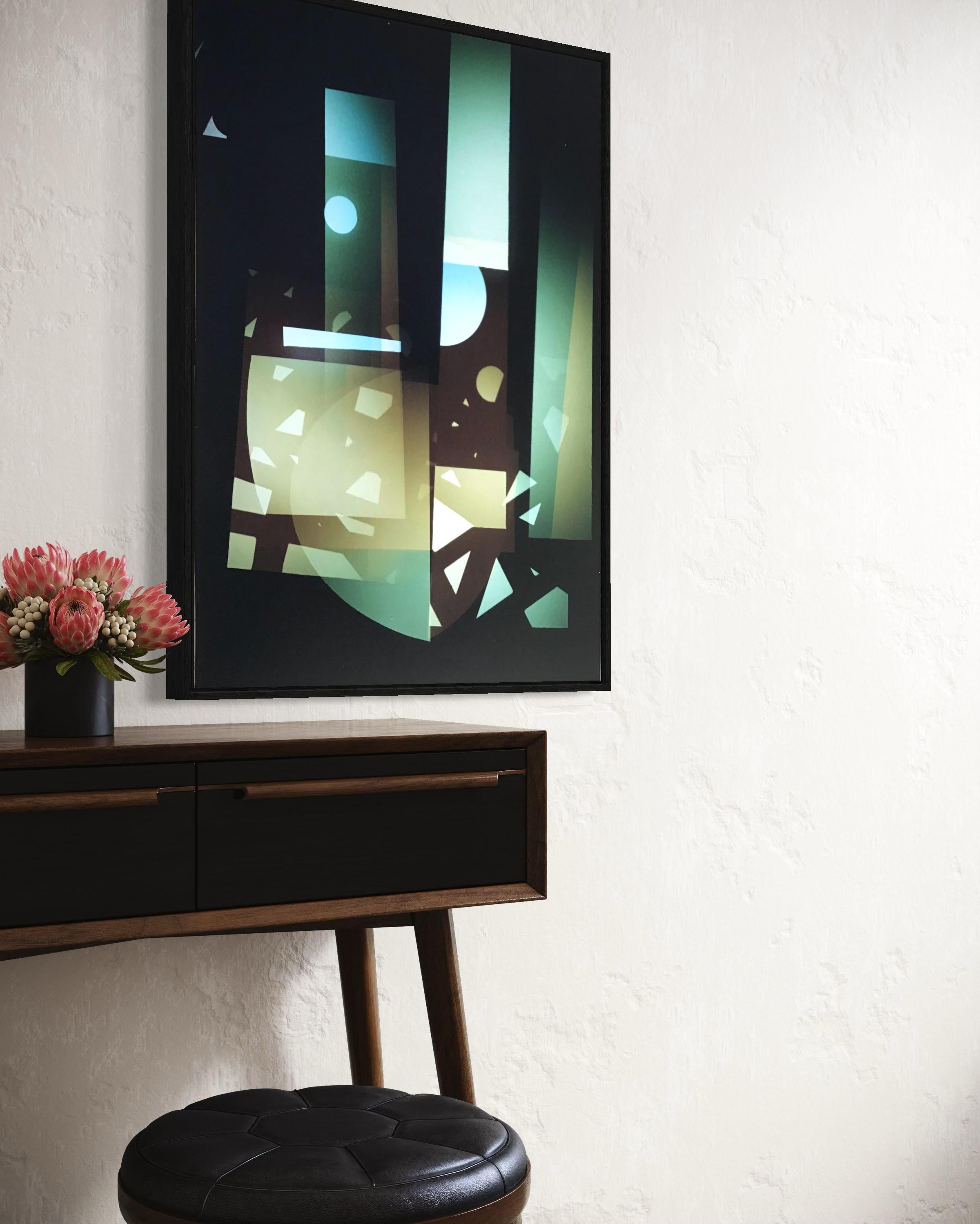 Impact #3, #abstract, Limited Edition Fine Art Print, Custom Framed - Impressionnisme abstrait Photograph par Michael G Jackson