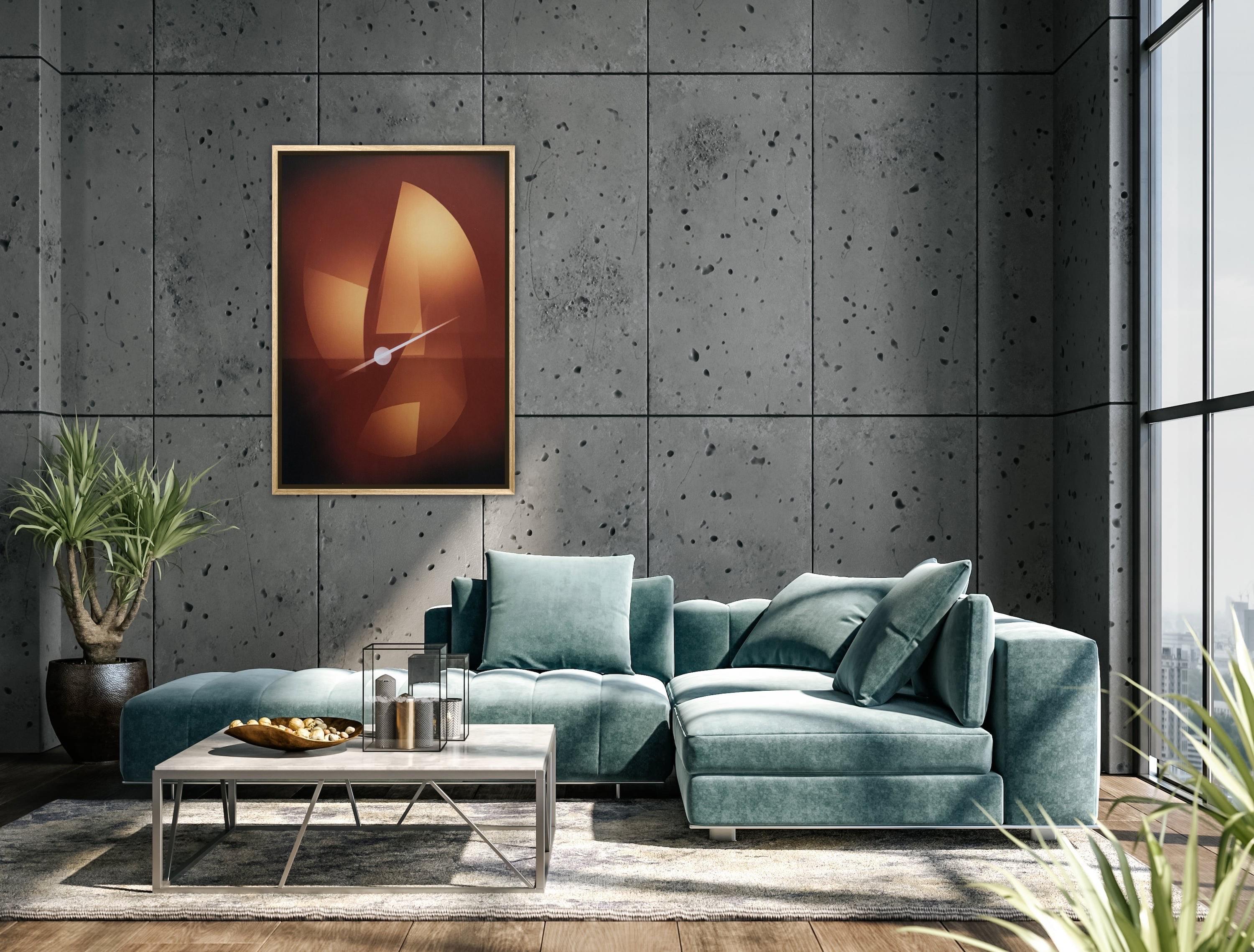 Full Sail! - An Abstract Colour Print in custom made frame (options available) - Photograph by Michael G Jackson