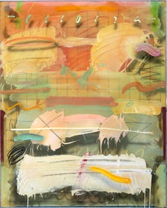 Absit Nomen, pintura abstracta en acrílico y resina de Michael Gallagher