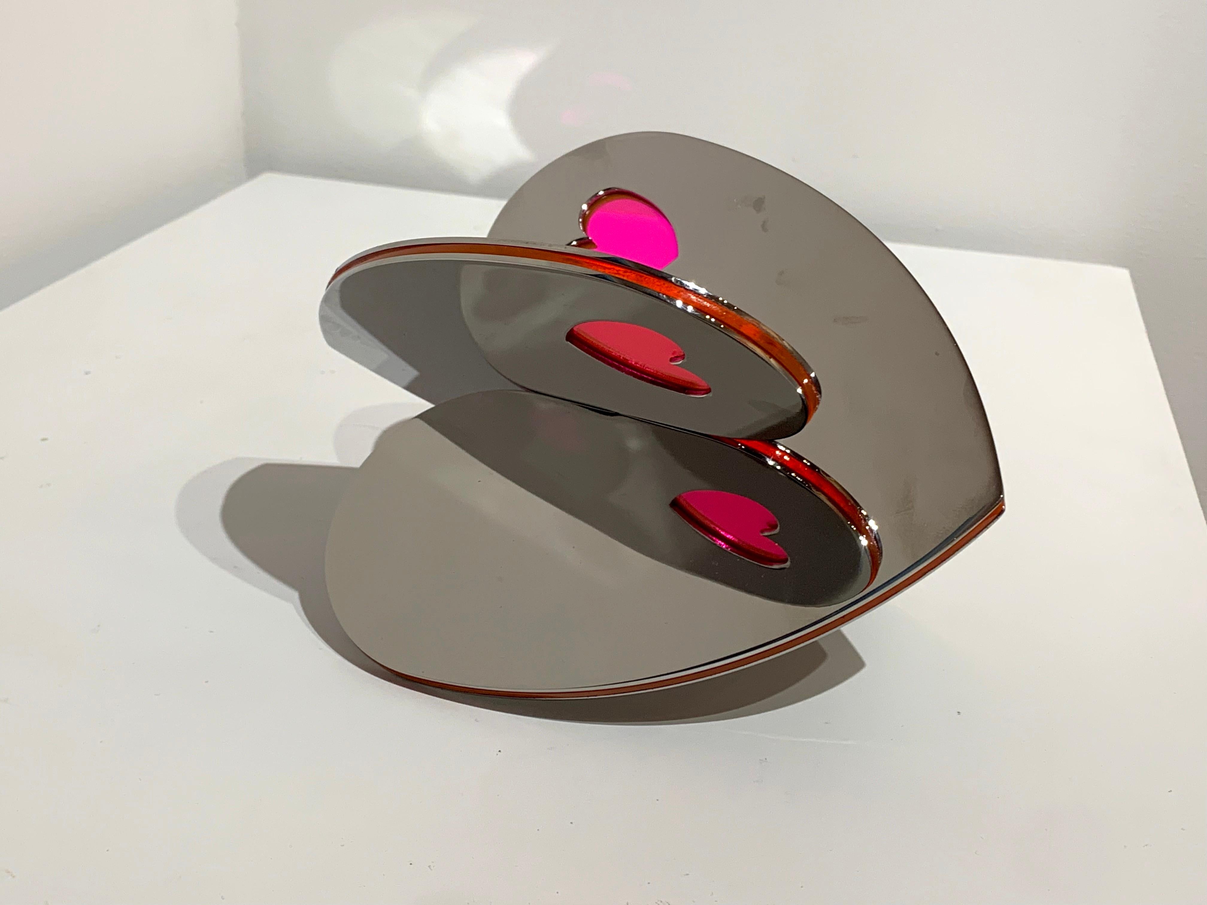 Michael Gitter Abstract Sculpture - Hearts II