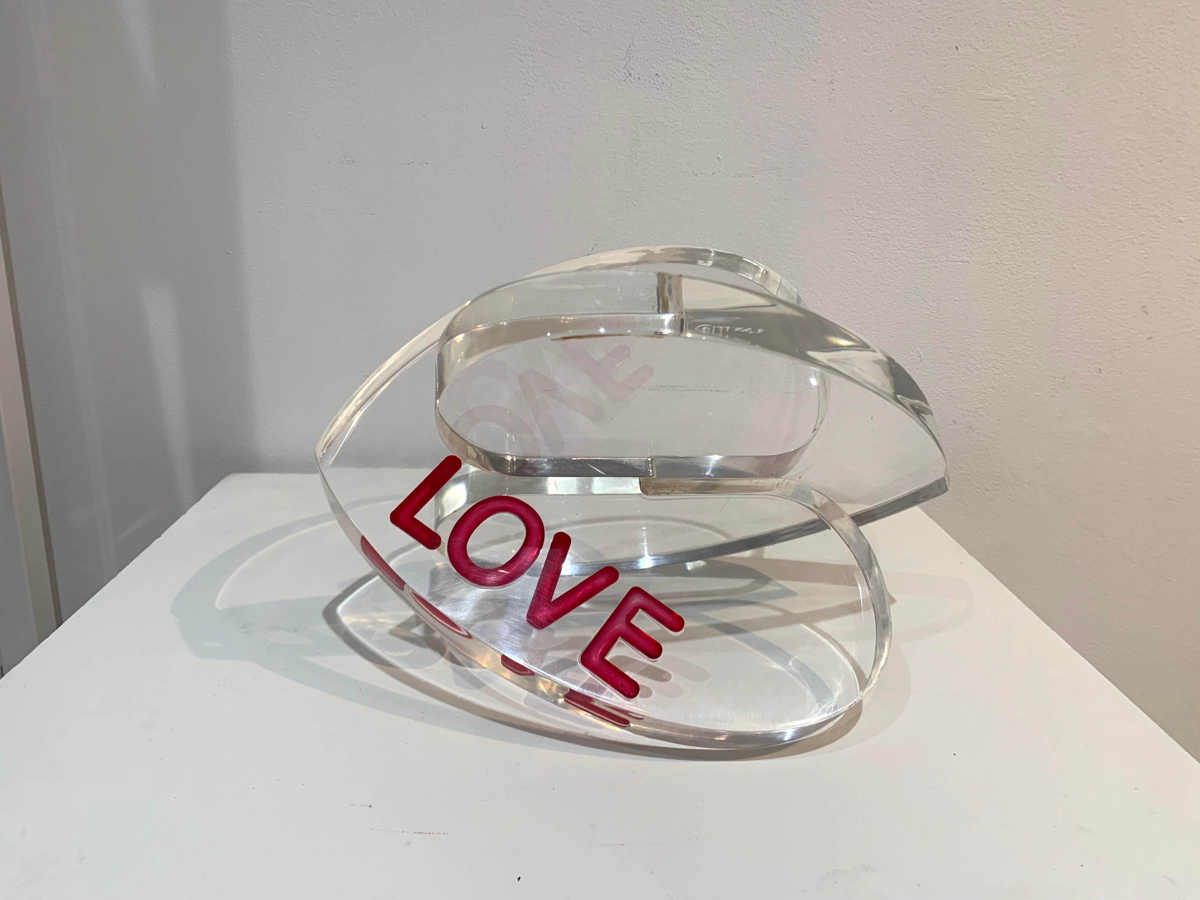 Love Hearts - Sculpture by Michael Gitter