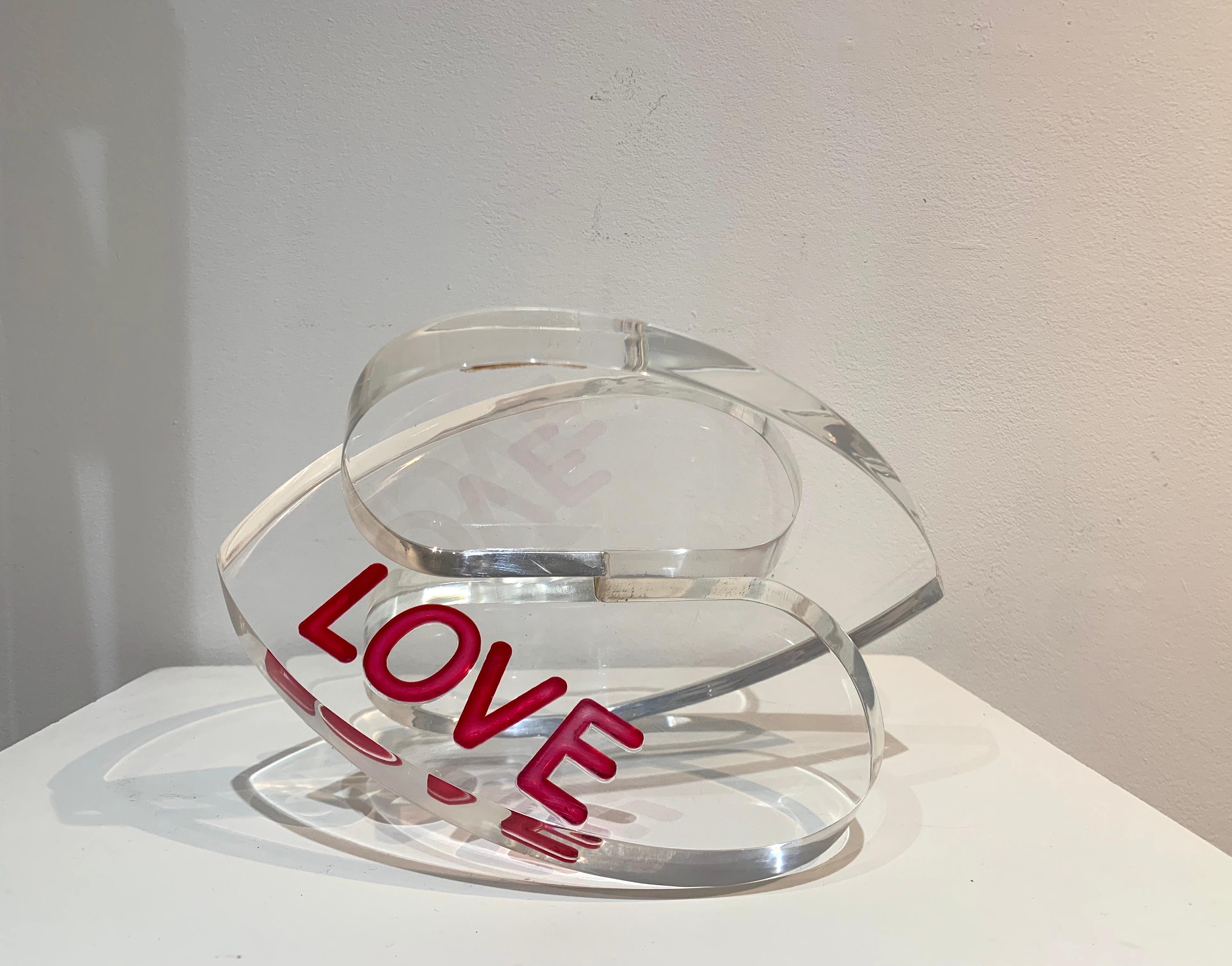 Michael Gitter Abstract Sculpture - Love Hearts
