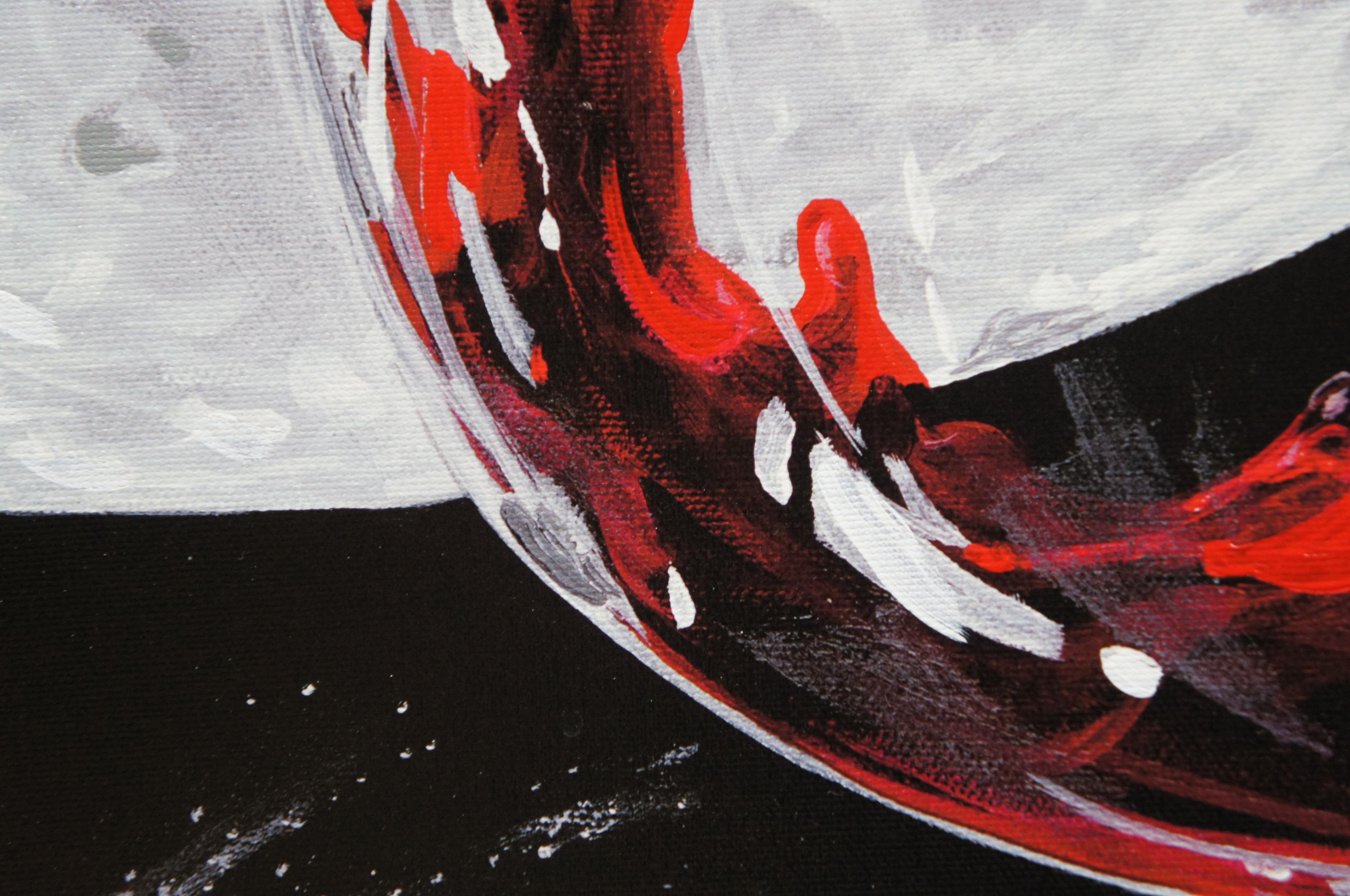 Michael Godard Lovers Moon II Signed Giclee on Canvas Gallery Proof Wine 8