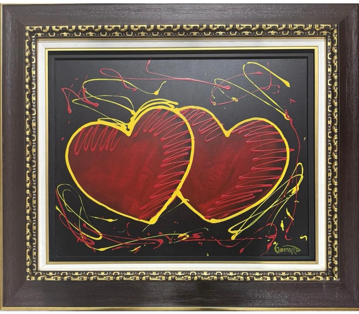 "Die Herzen der Hoffnung" – Mixed Media Art von Michael Godard