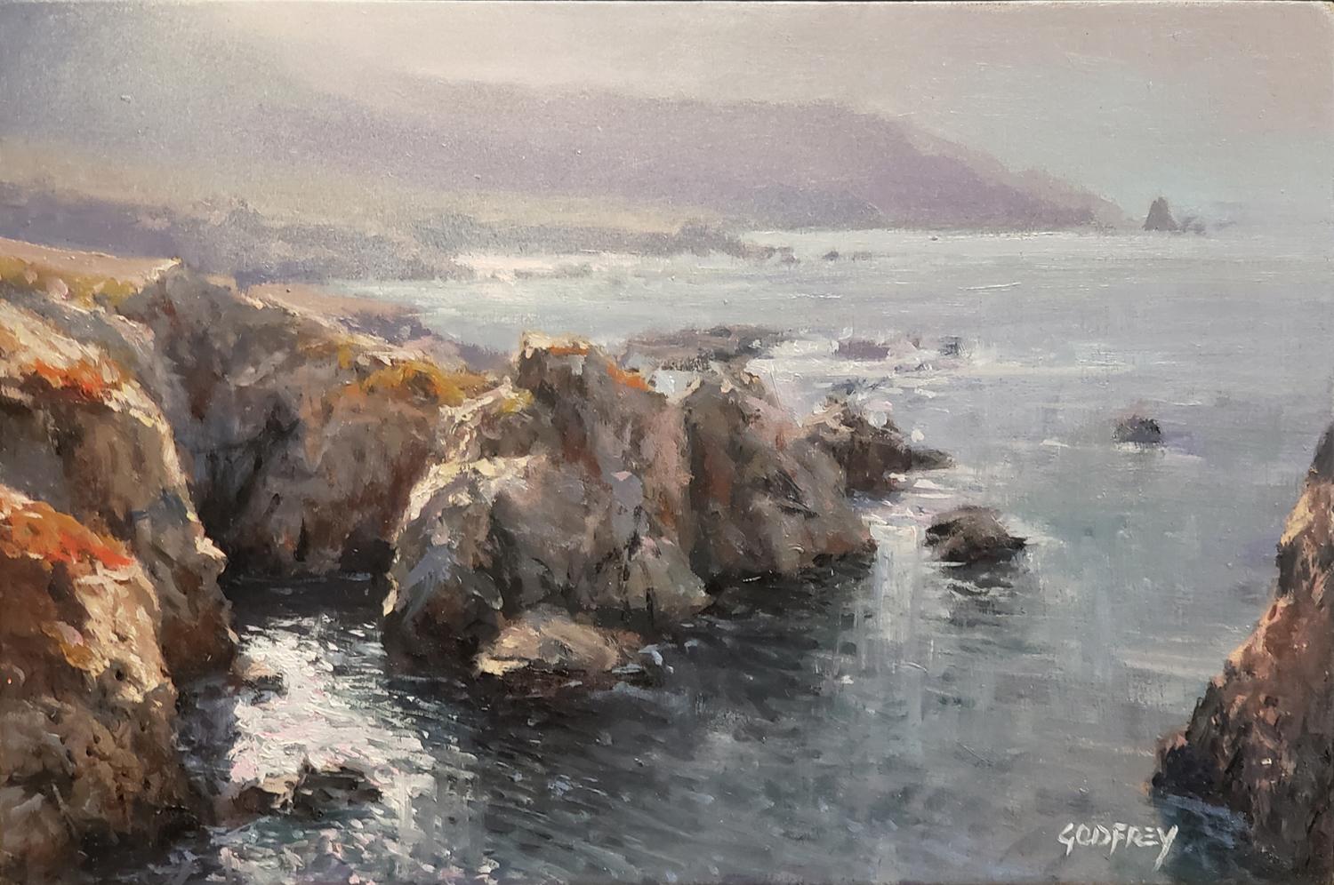 Morning at Rocky Point - Painting by Michael Godfrey