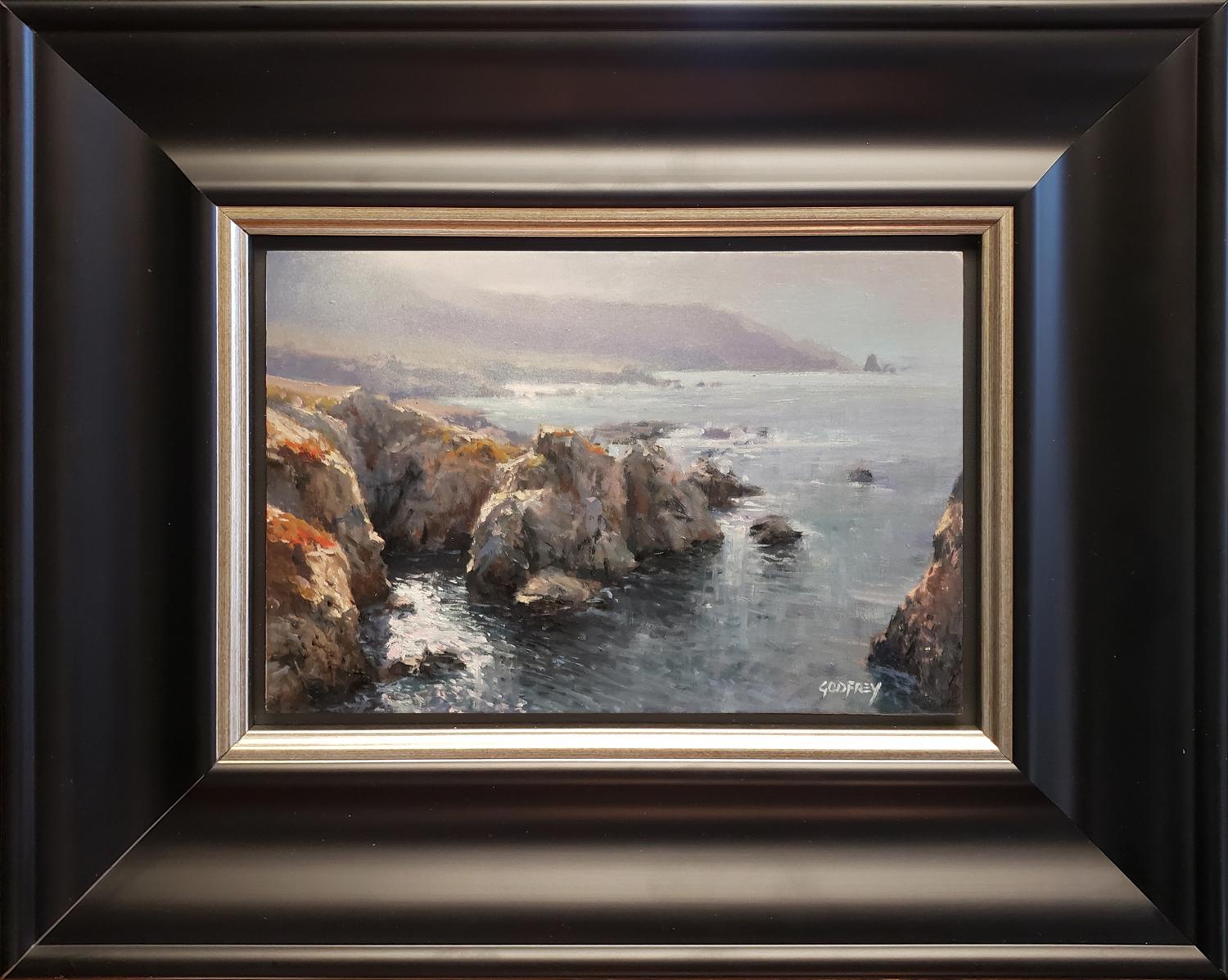 Michael Godfrey Landscape Painting - Morning at Rocky Point