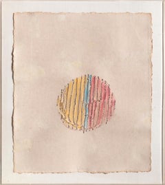 Abstrakter Papierguss von Michael Goldberg, 1975