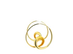 Michael Good 18K Yellow Gold Swirl Earring
