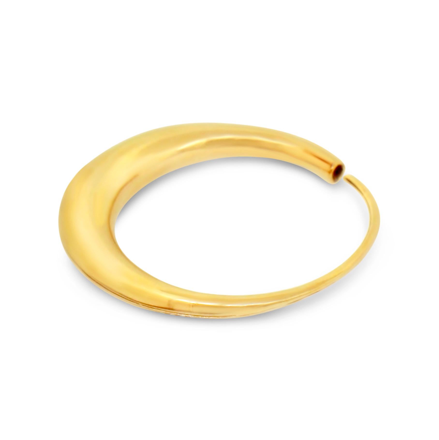 Michael Good Fine 18k Yellow Gold Classic Hoop Earrings 1