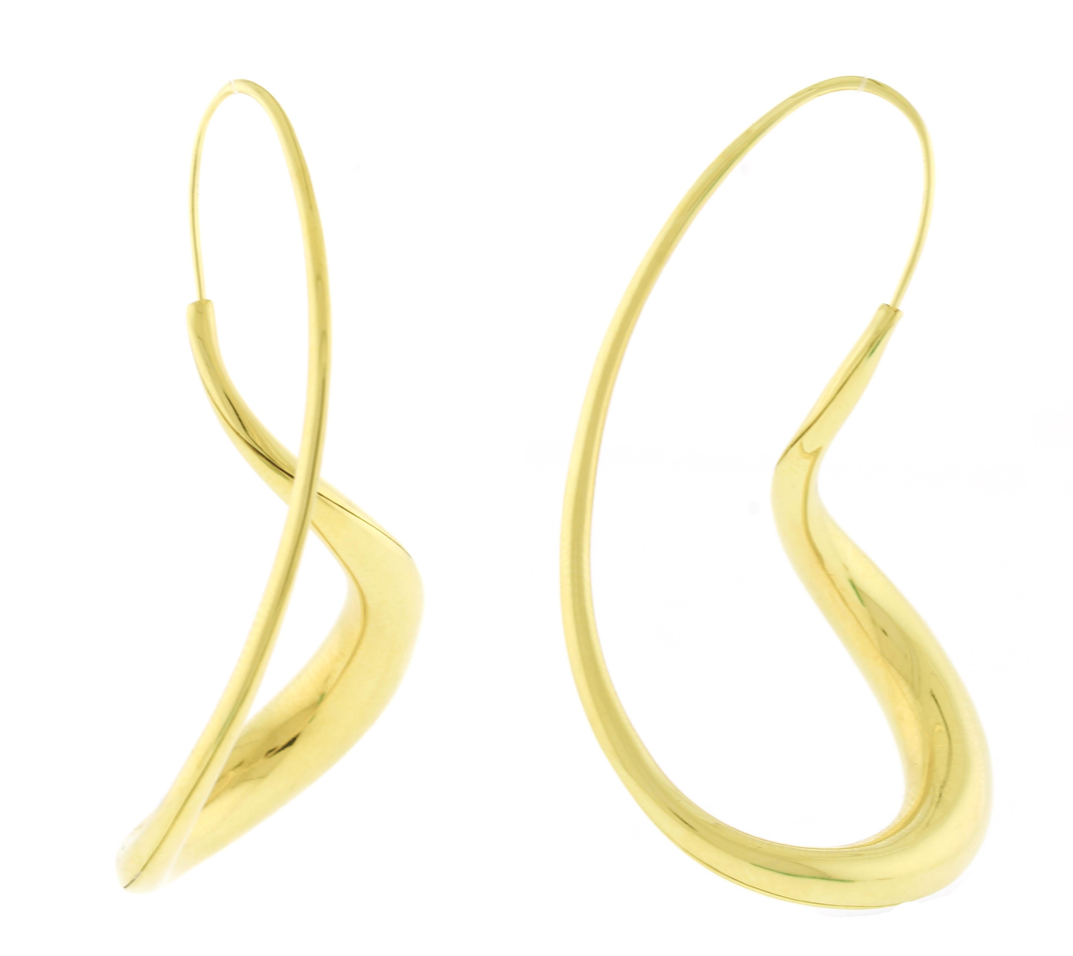 figure 8 swirl earrings