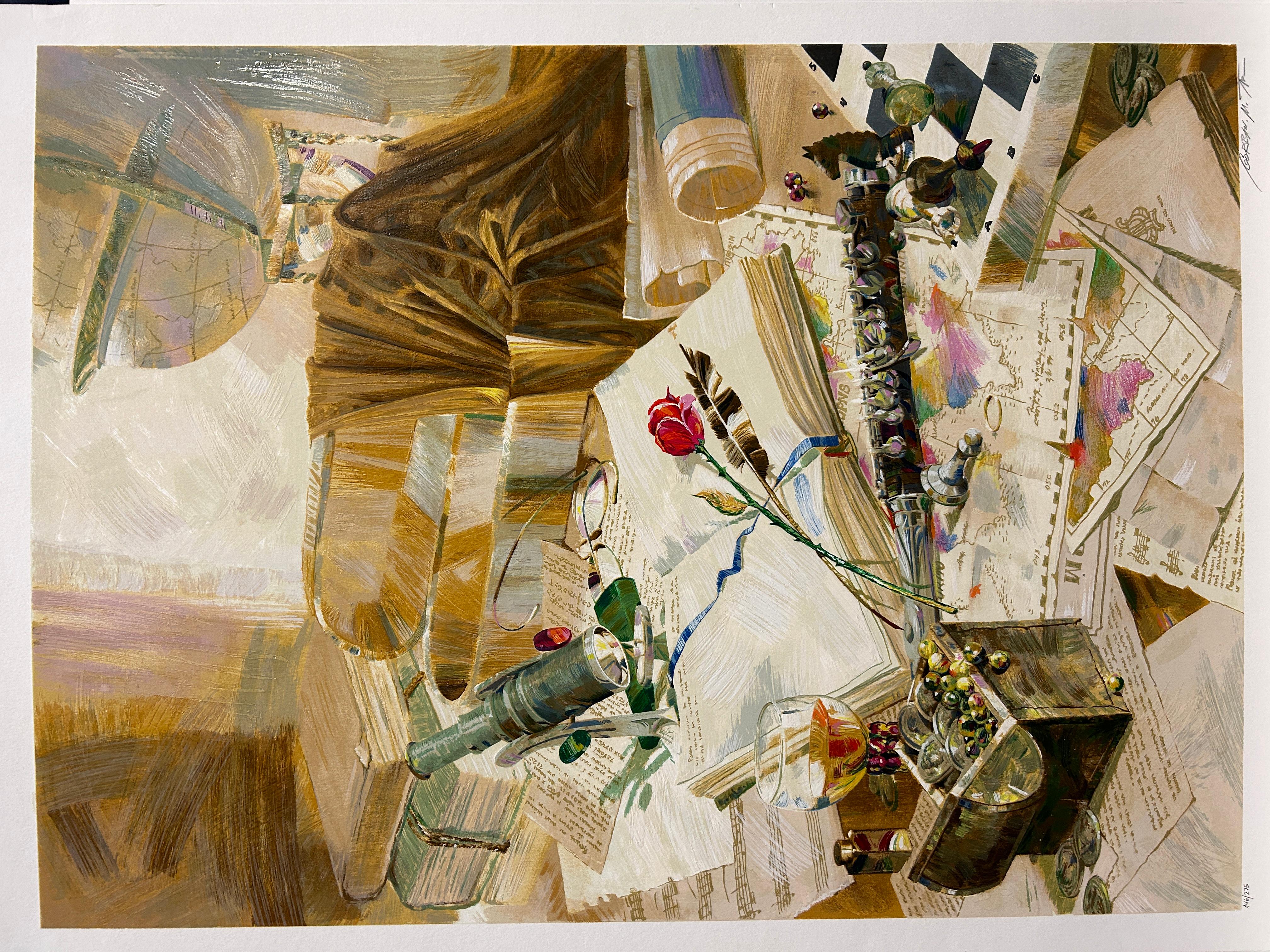 Michael Gorban Still-Life Print – Erinnerungen