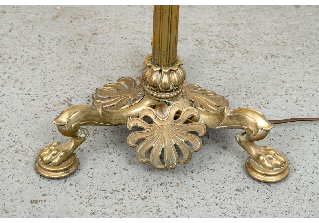 Michael Gottlieb-Bindesboll Bronze Floor Lamp In Good Condition For Sale In Bridgeport, CT