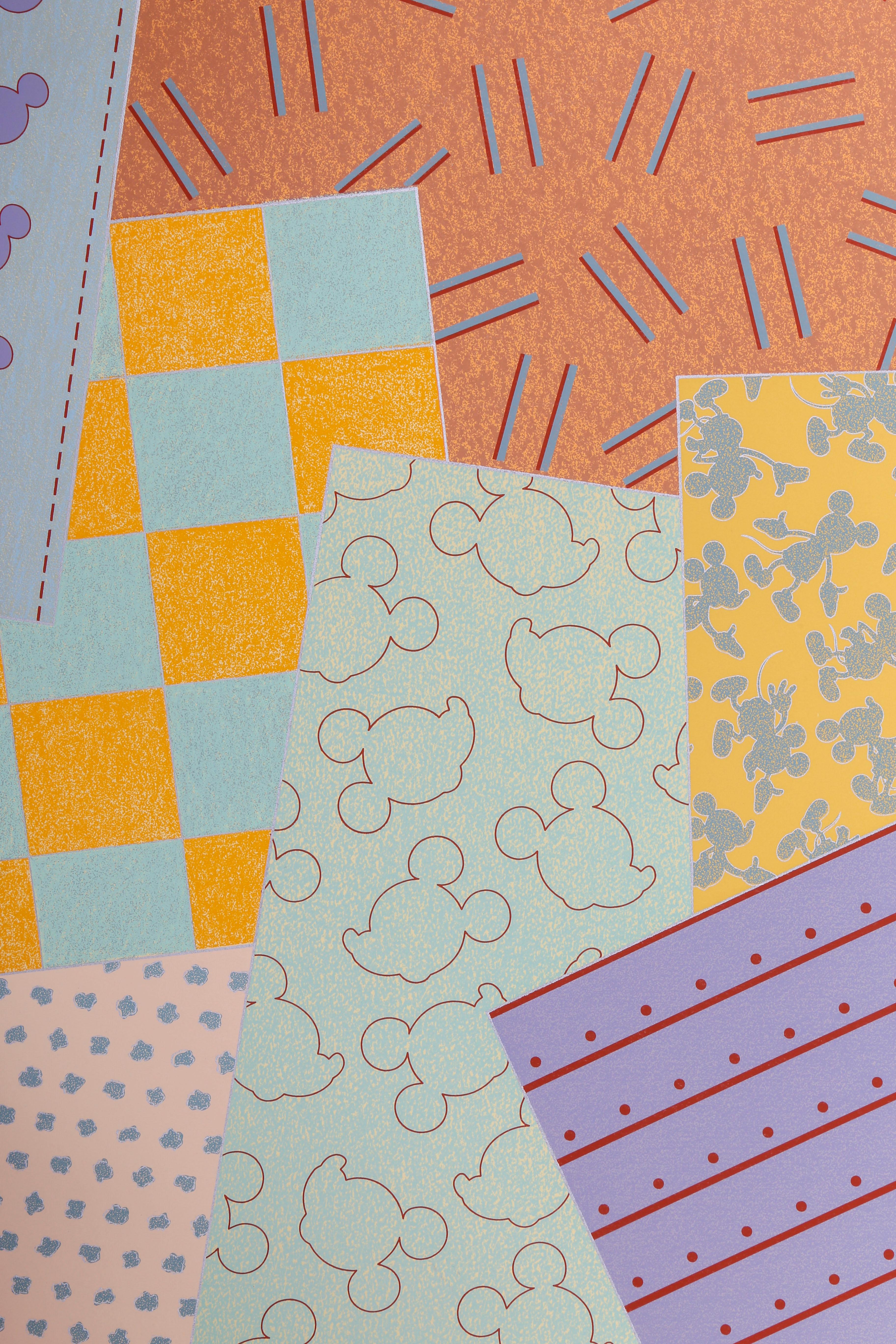 Diptyque Disney - Paire de sérigraphies de l'architecte Michael Graves - Gris Figurative Print par Michael Graves (b.1934)