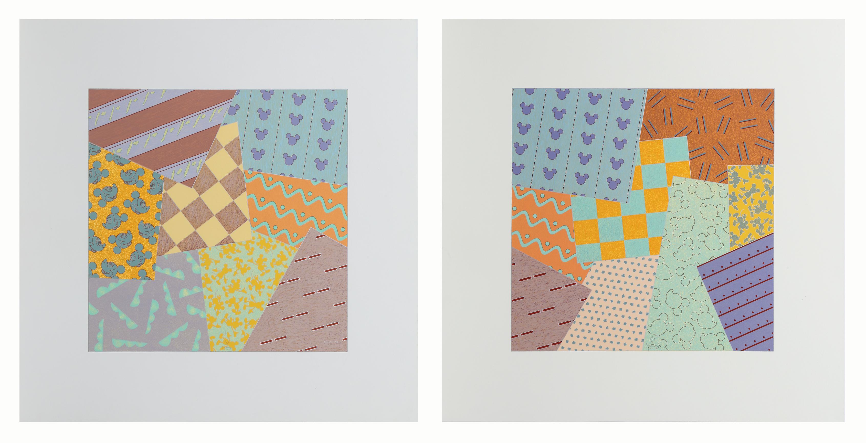 Figurative Print Michael Graves (b.1934) - Diptyque Disney - Paire de sérigraphies de l'architecte Michael Graves