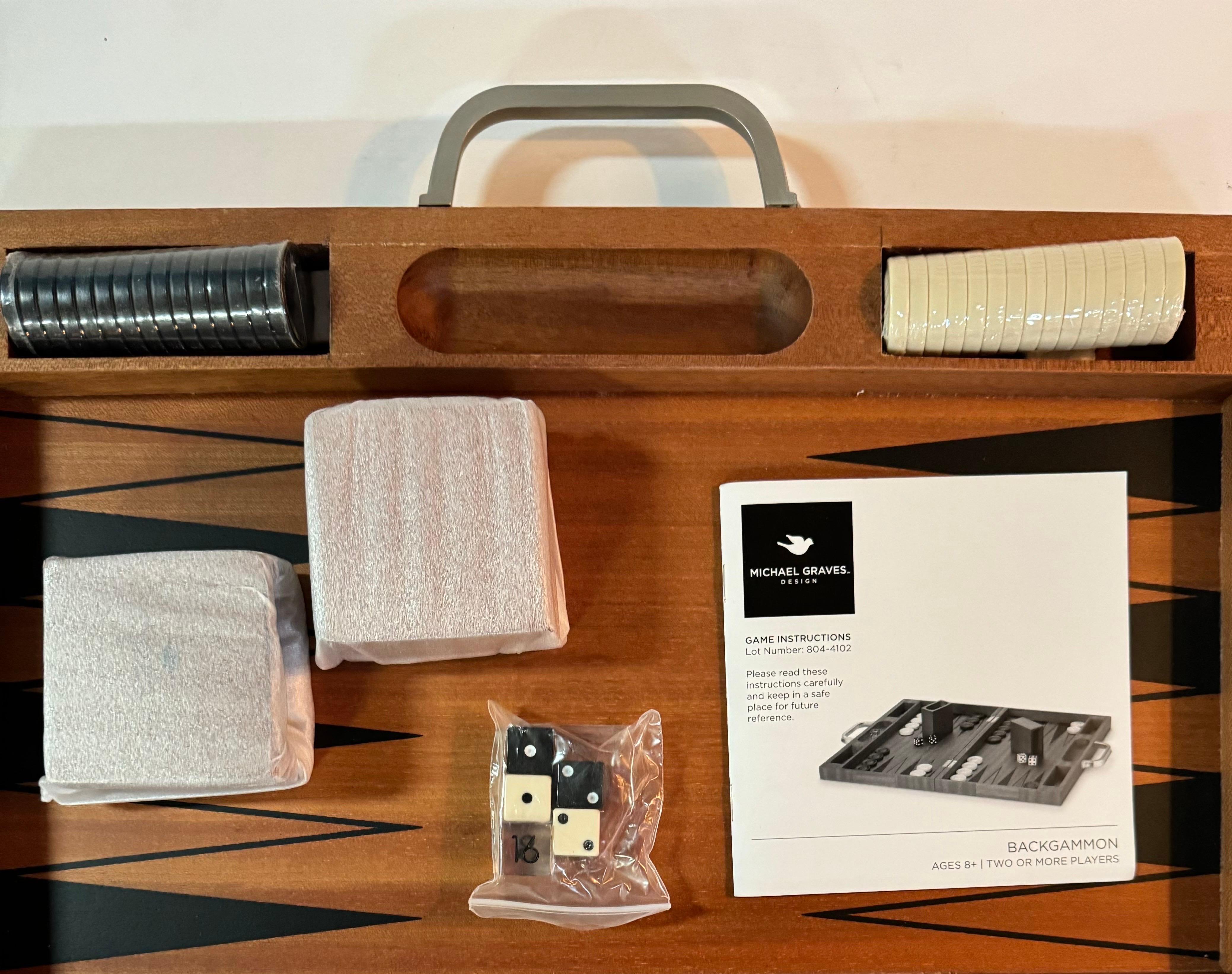 Set Backgammon Michael Graves con custodia In condizioni buone in vendita a New York, NY