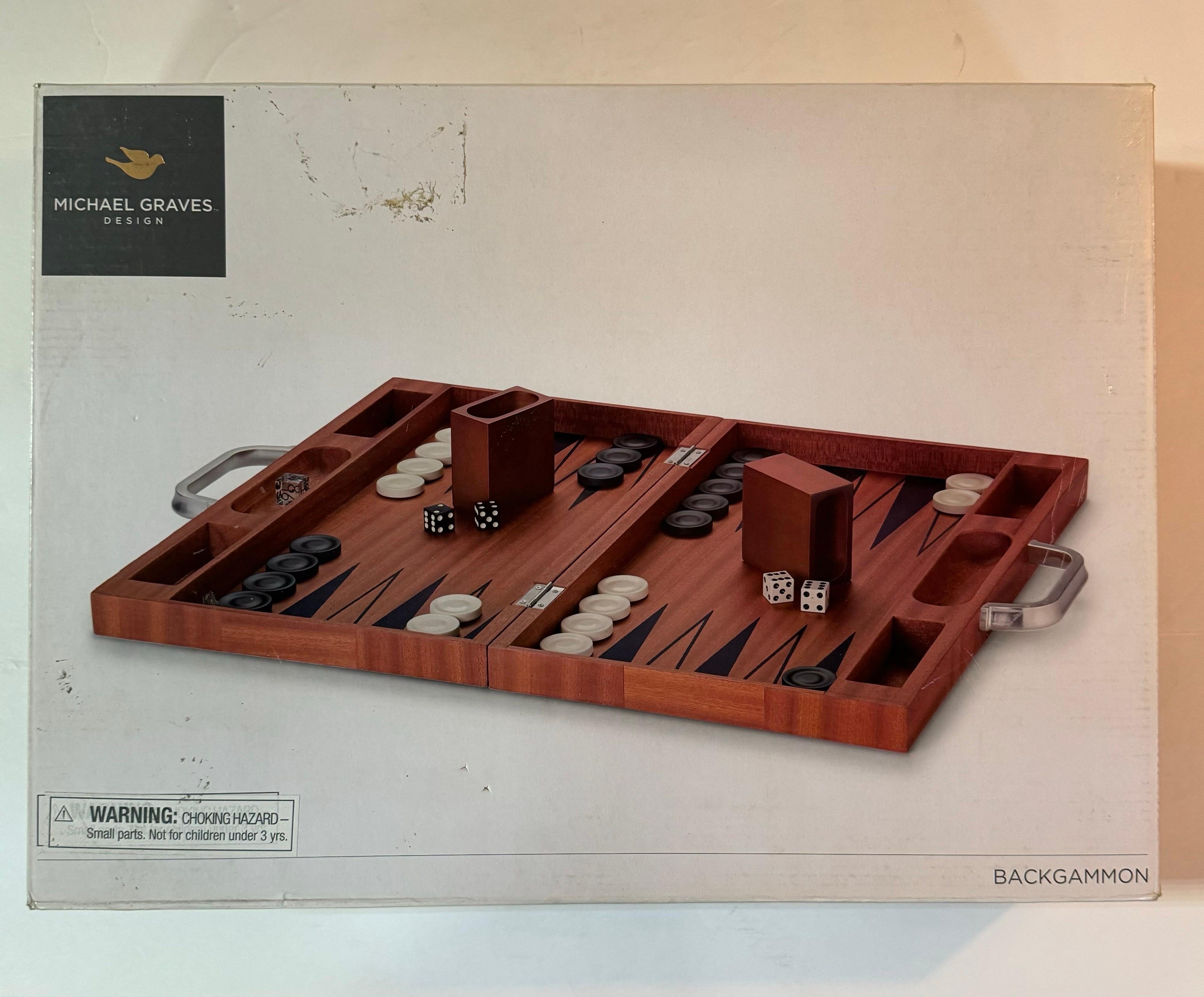 Set Backgammon Michael Graves con custodia in vendita 2