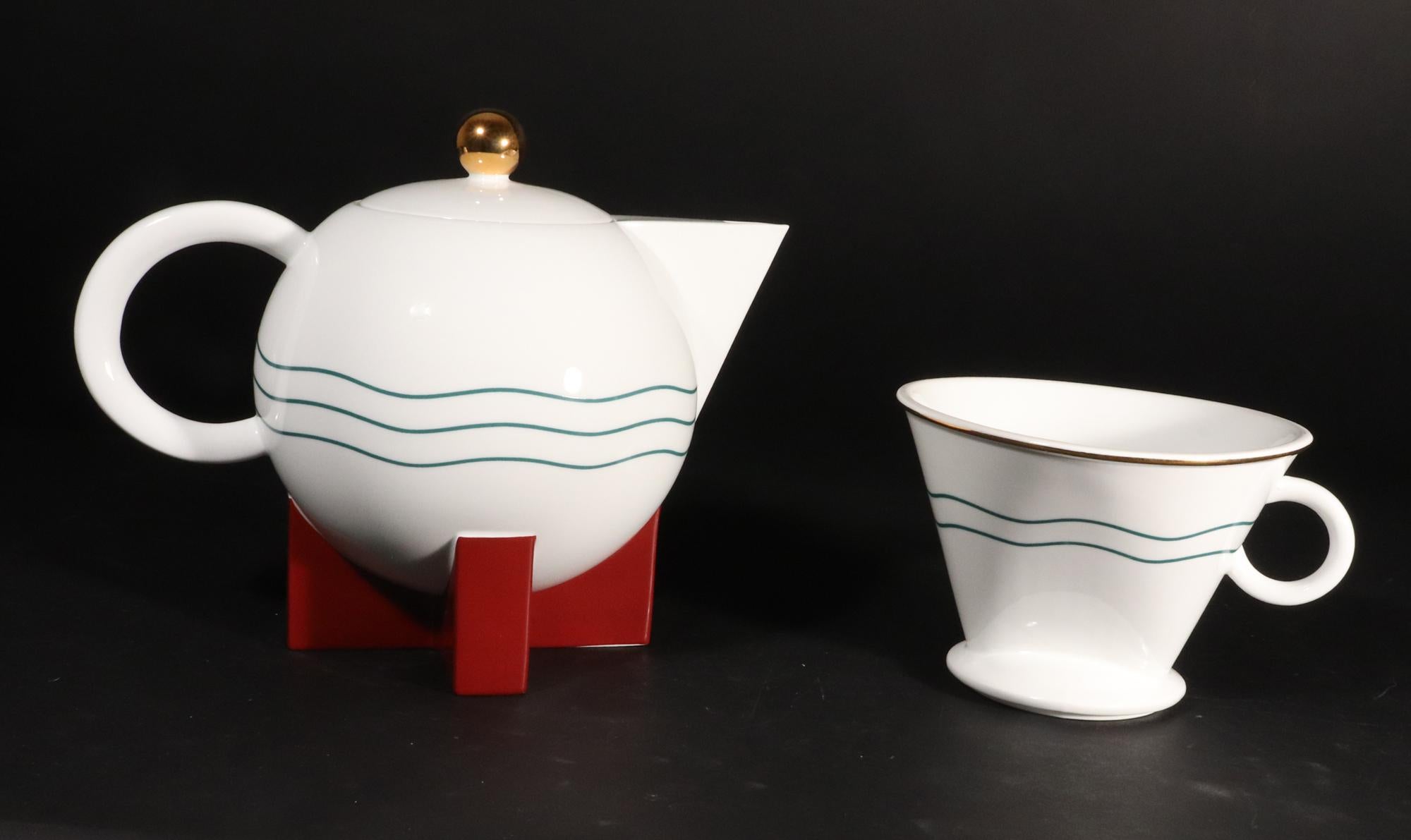 Michael Graves Big Dripper Keramik-Kaffeekanne & Kaffee-Drip für Swid Powell (Porzellan) im Angebot