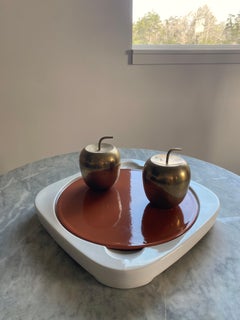 Michael Graves Ceramic Chilled Food Serving Dish, Post-Modern Design