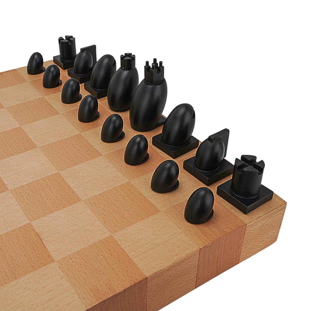 Women's or Men's Michael Graves Chess and Checkers Set Maplewood