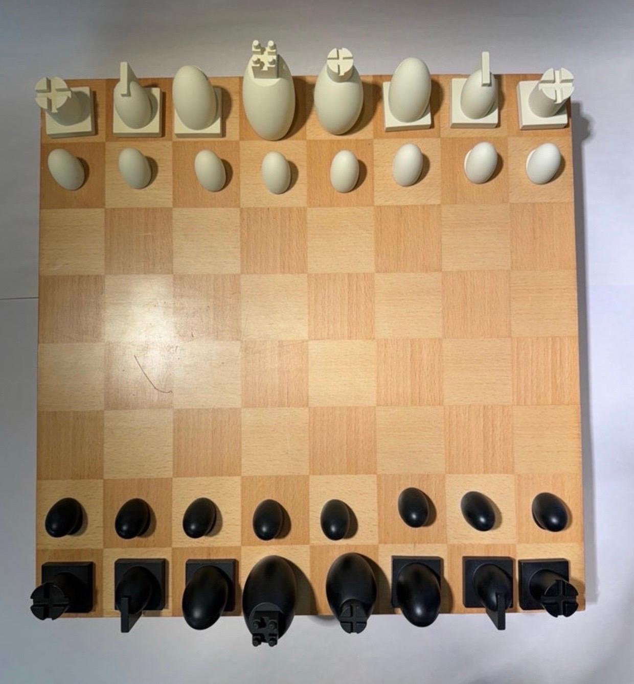 Modern Michael Graves Chess Set, circa 2000