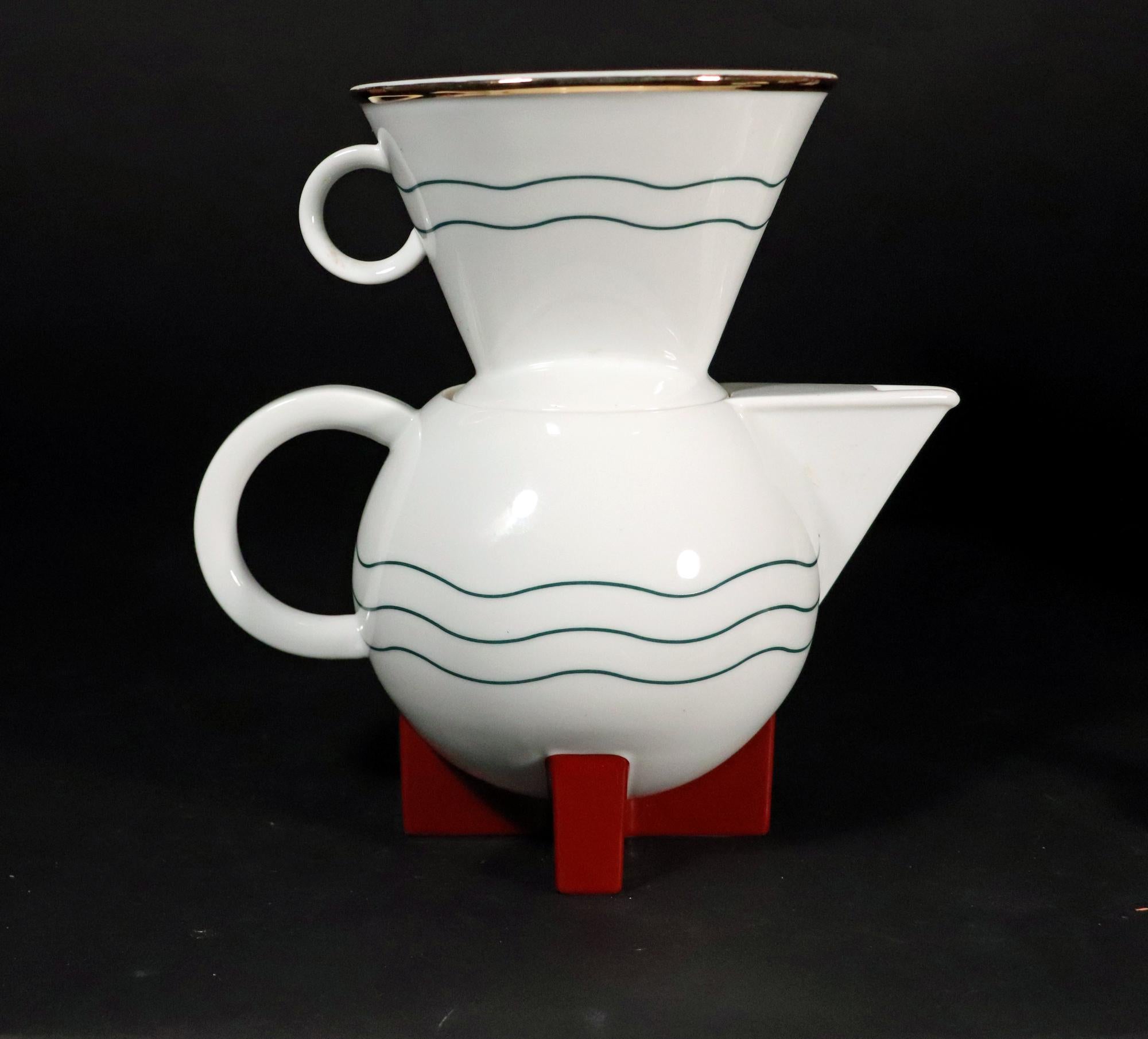 Michael Graves Little Dripper Porcelain Filter Drip Coffeemaker For Sale 1
