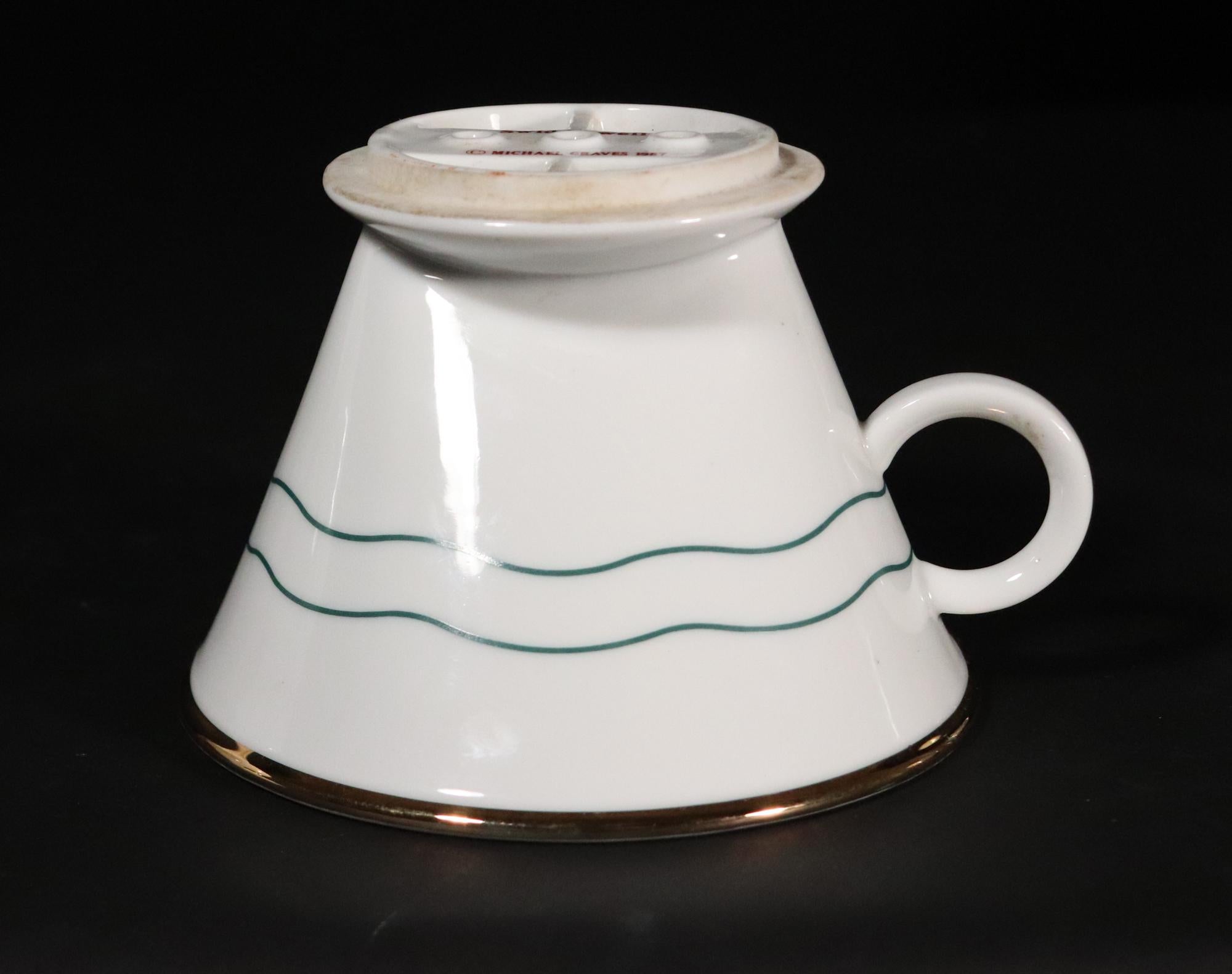 Michael Graves Little Dripper Porcelain Filter Drip Coffeemaker For Sale 2