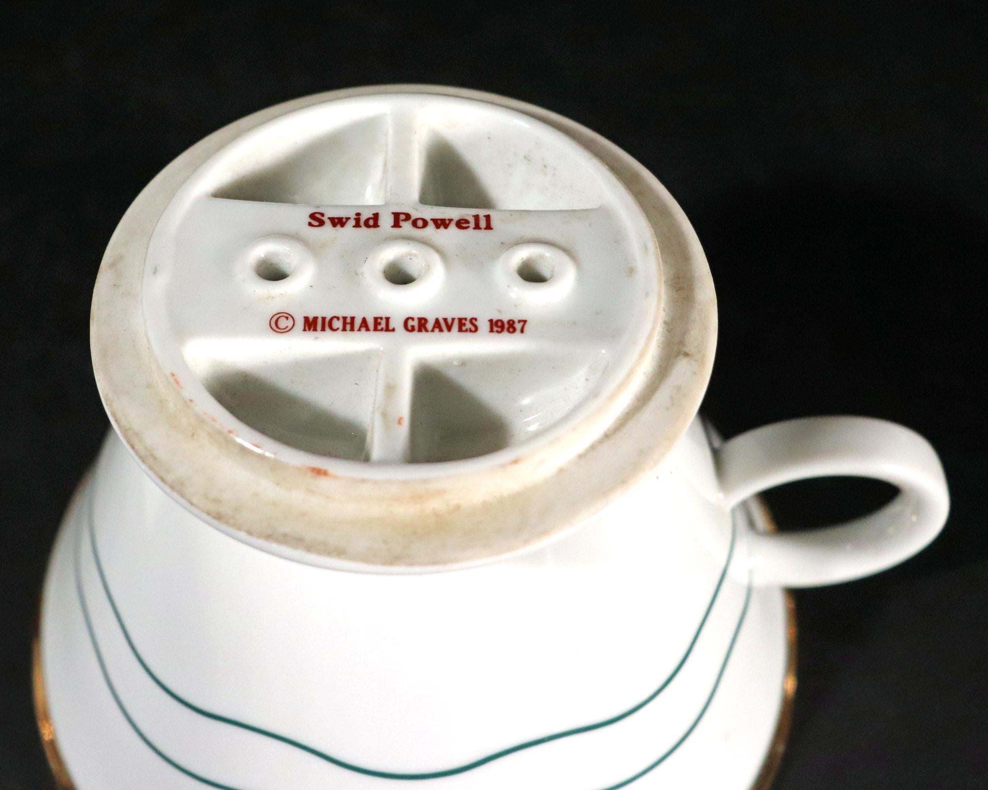 Michael Graves Little Dripper Porcelain Filter Drip Coffeemaker For Sale 3