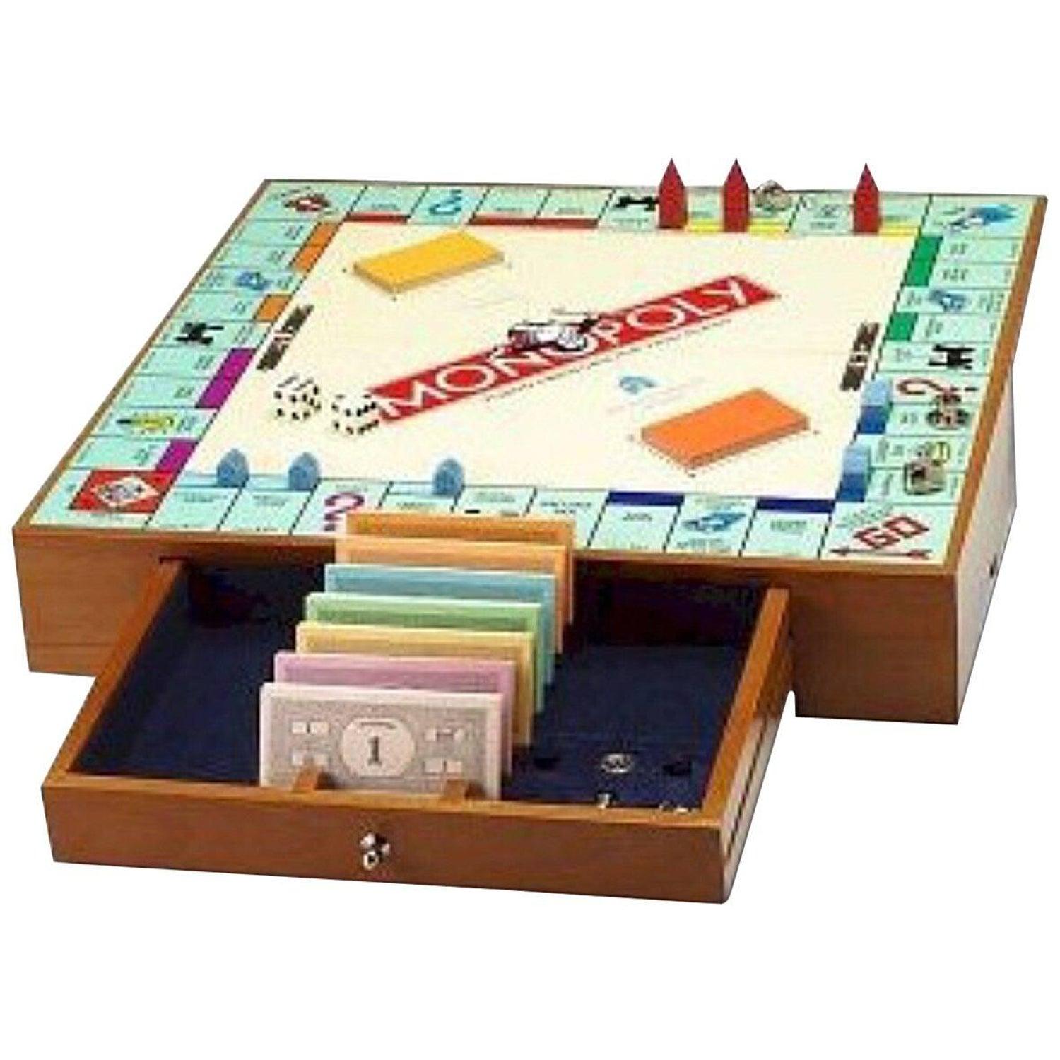 monopoly wooden box