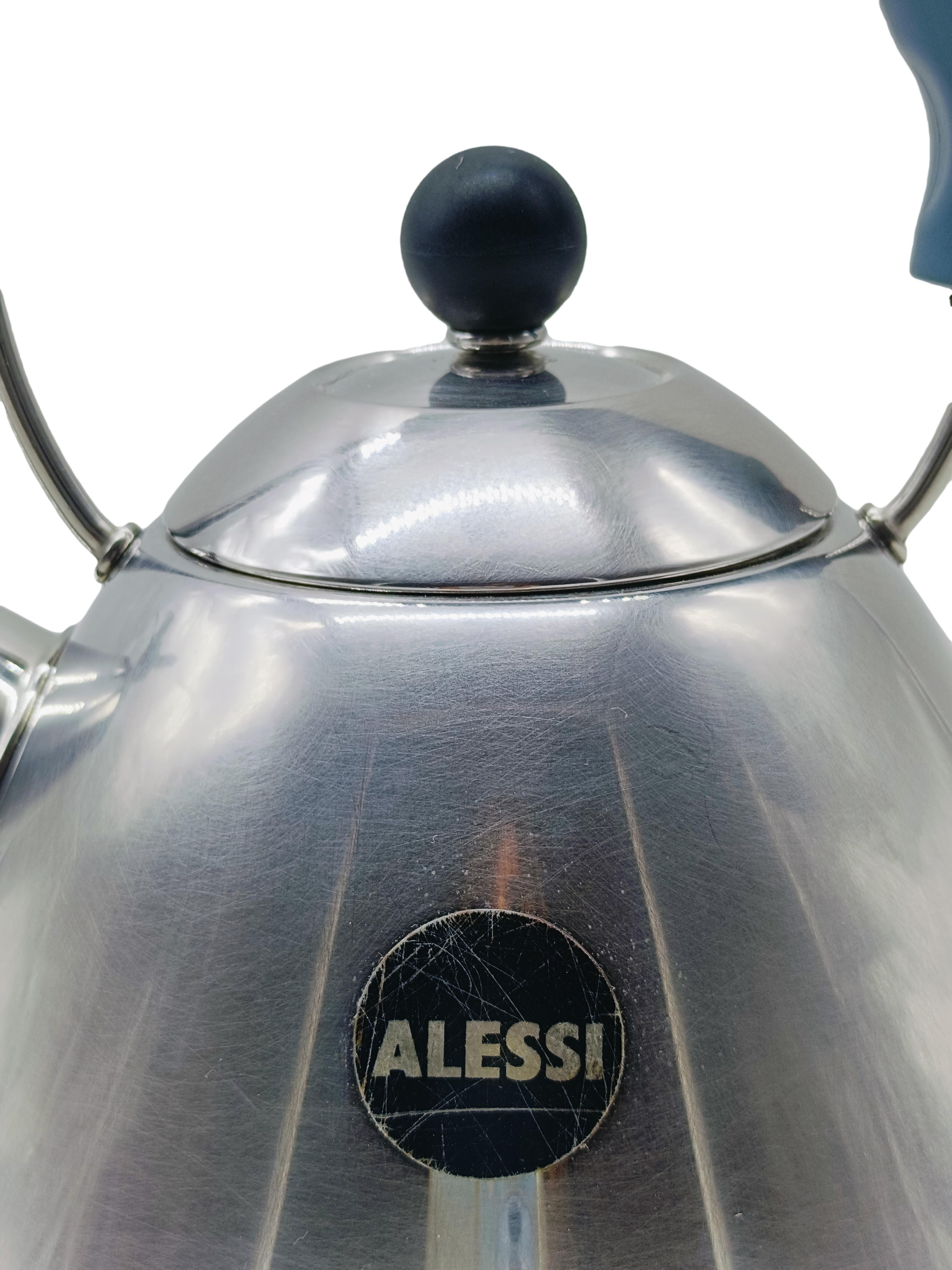 Mid-Century Modern Michael Graves for Alessi Bouilloire Memphis Mod. '9093' Italie 1980 en vente