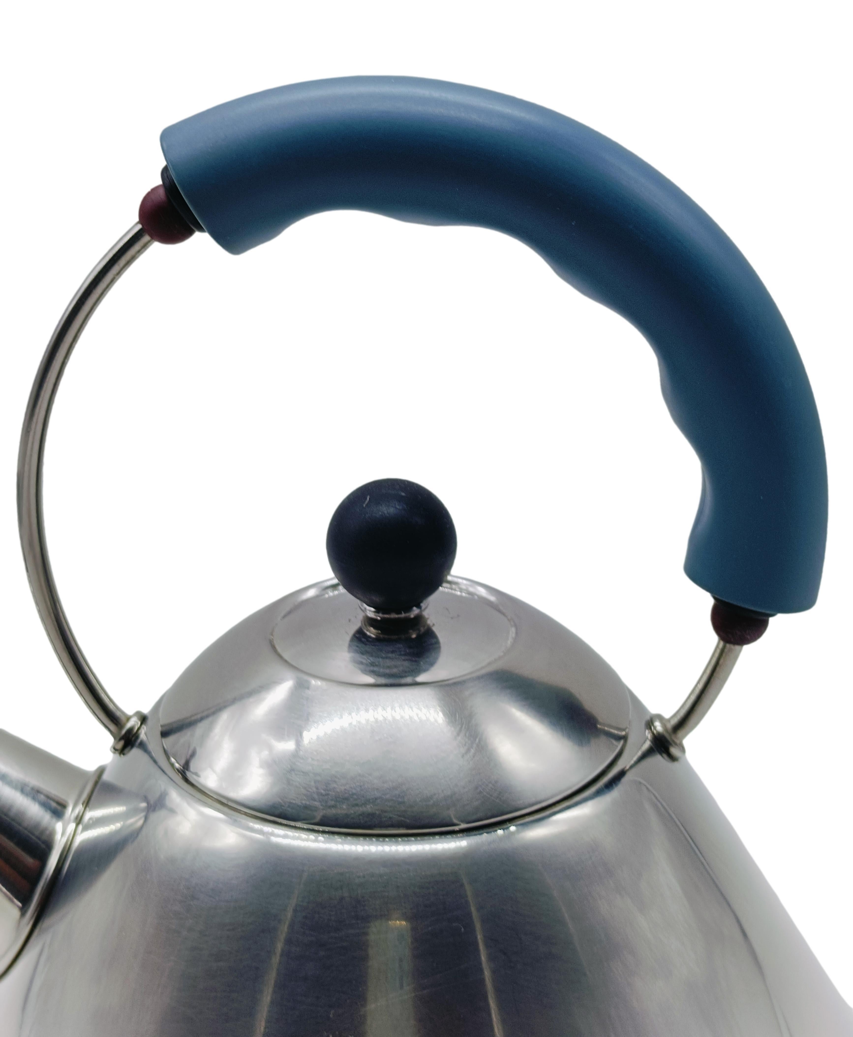 Michael Graves for Alessi Bouilloire Memphis Mod. '9093' Italie 1980 Bon état - En vente à Naples, IT