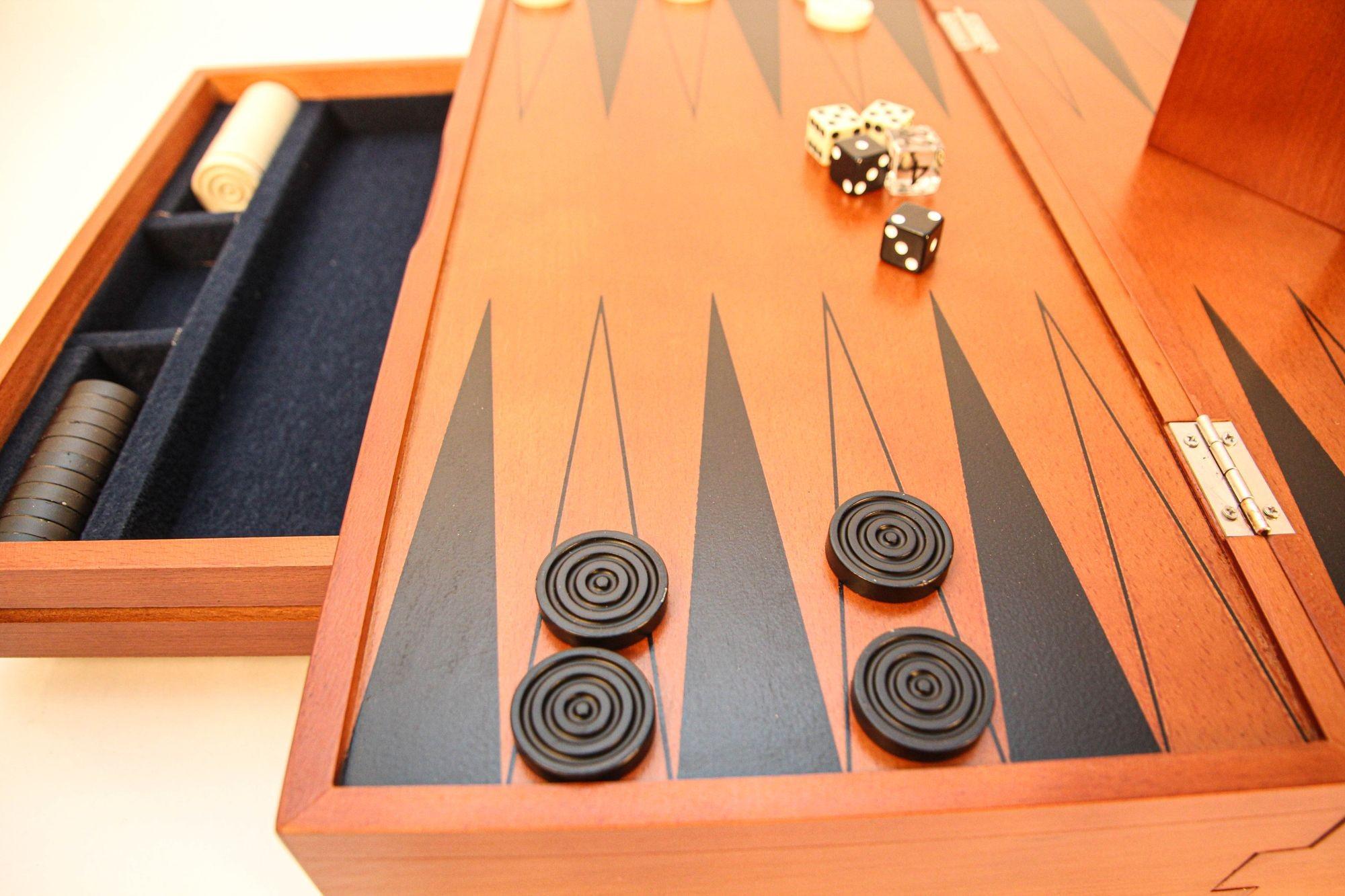 Michael Graves Postmodern Backgammon Set Vintage Game Box 2