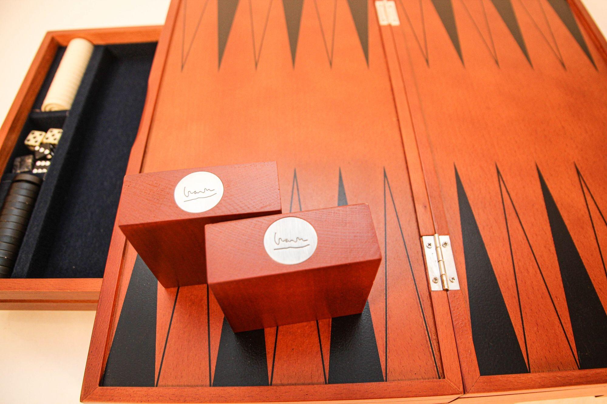 Michael Graves Postmodern Backgammon Set Vintage Game Box 4
