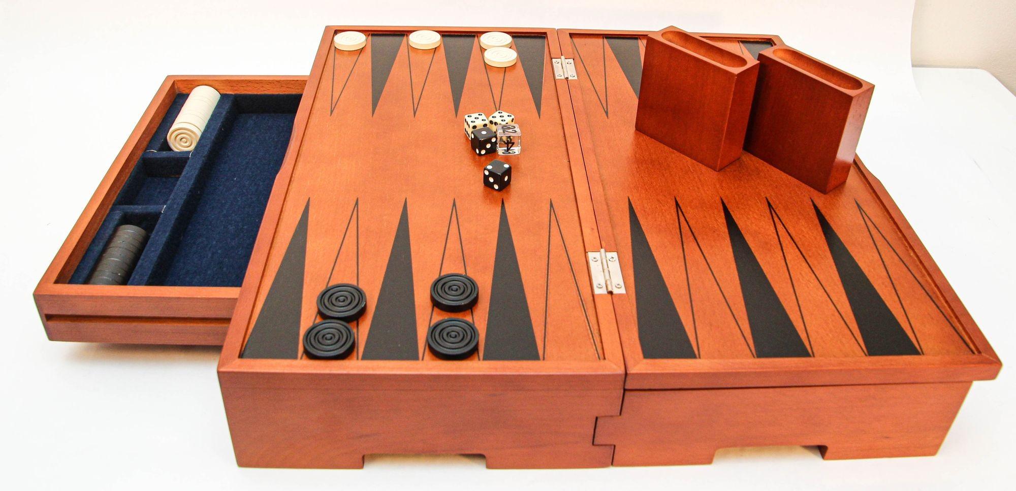 Michael Graves Postmodern Backgammon Set Vintage Game Box 6