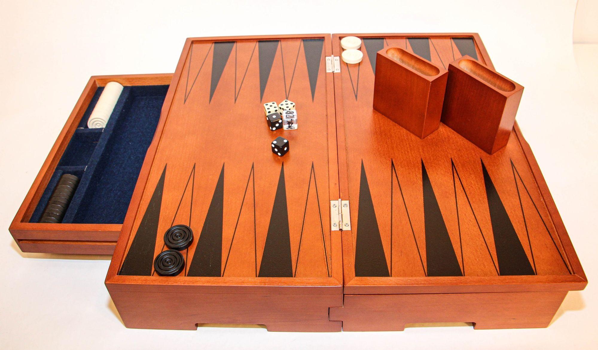Michael Graves Postmodern Backgammon Set Vintage Game Box 7