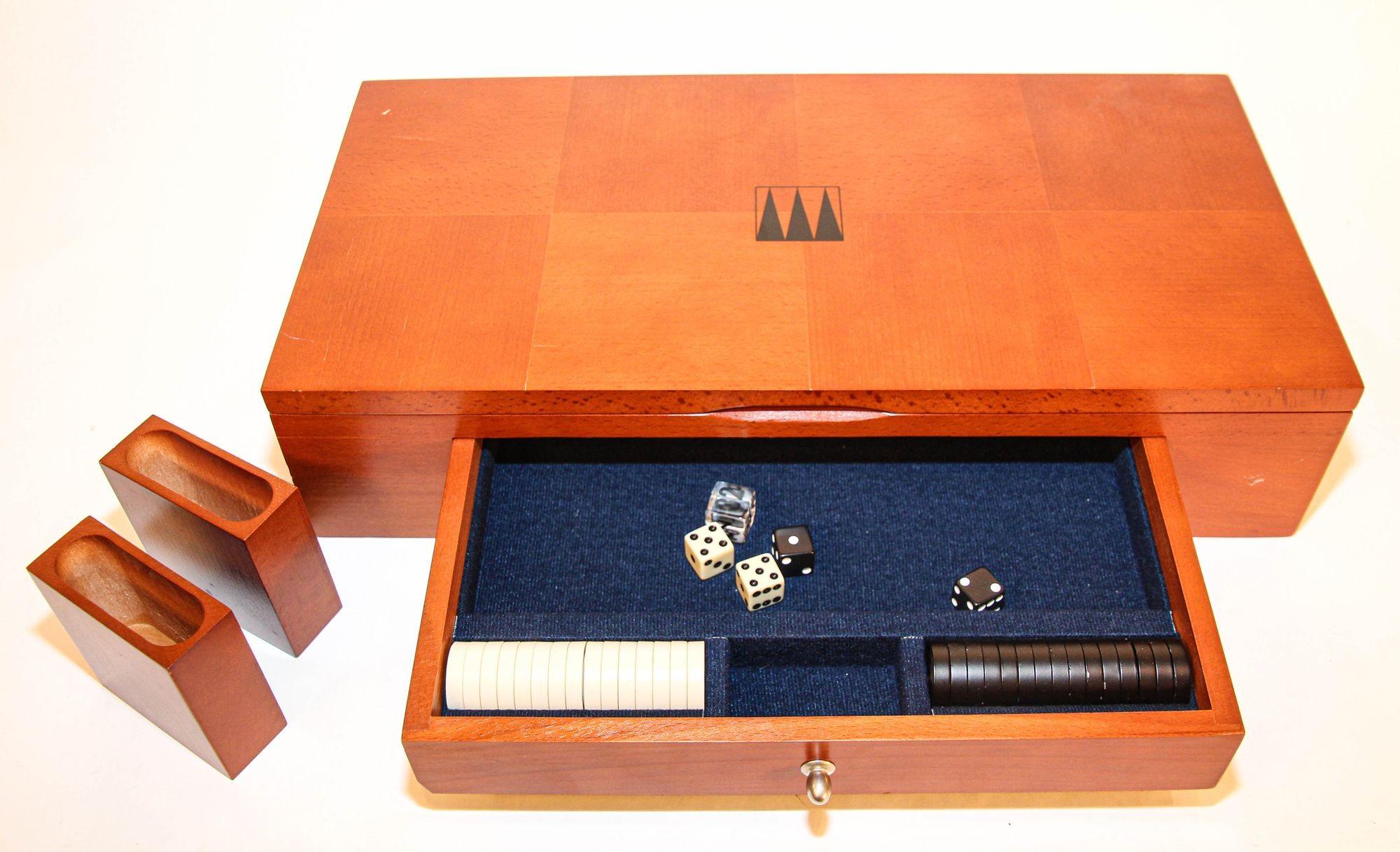 Post-Modern Michael Graves Postmodern Backgammon Set Vintage Game Box