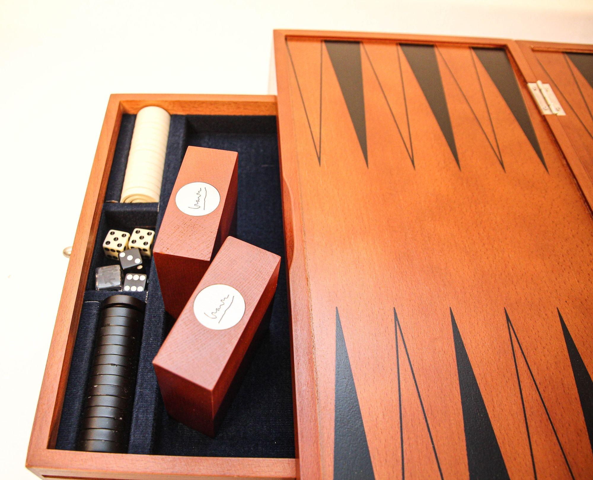 Michael Graves Postmodern Backgammon Set Vintage Game Box 1