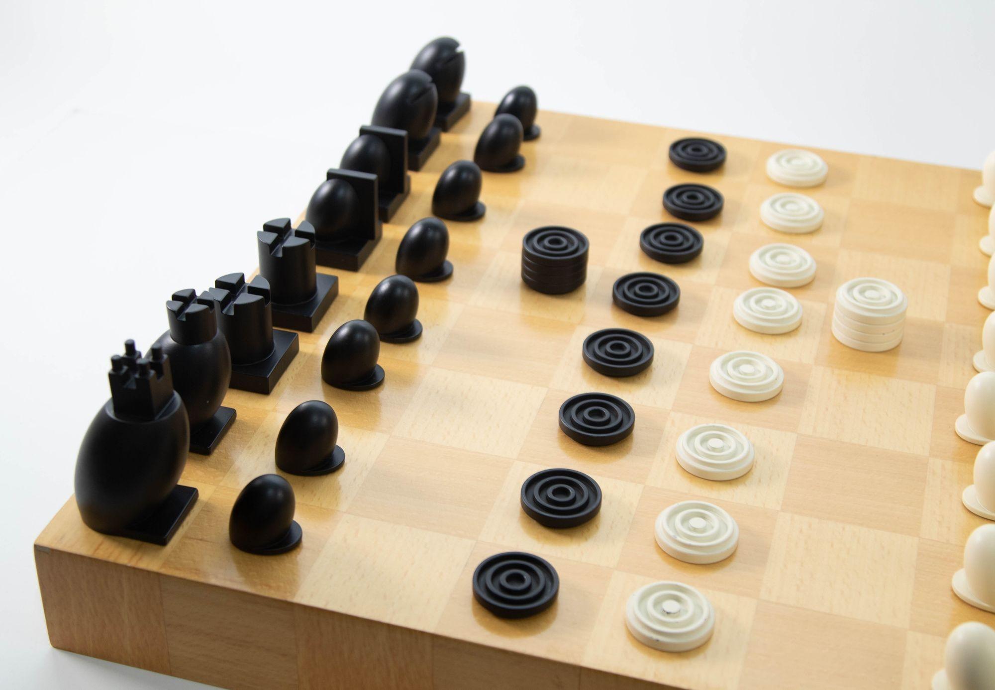 Michael Graves Postmodern Chess and Checkers Set For Sale 6