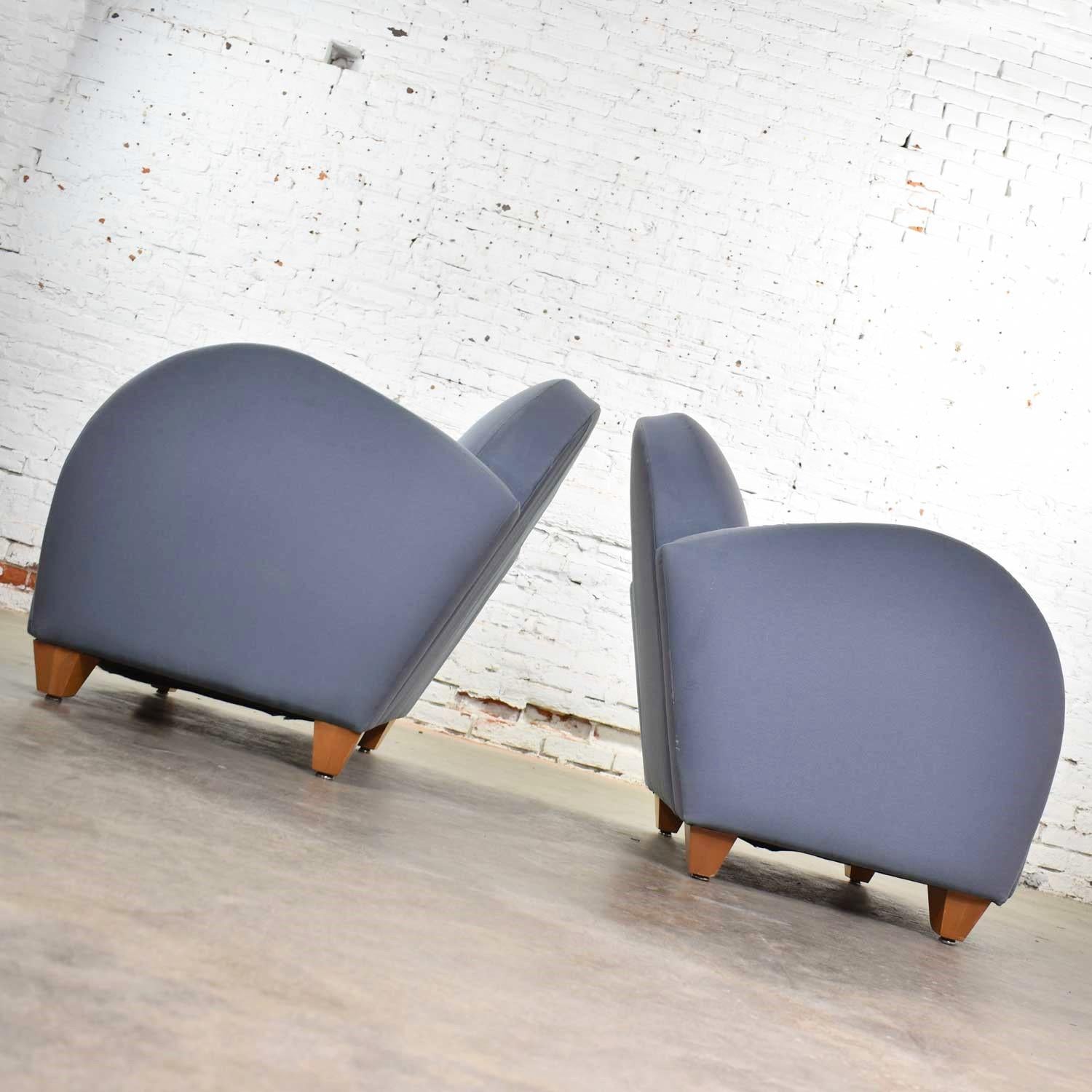 Michael Graves Postmodern Club or Lounge Chairs by David Edward Company  In Good Condition For Sale In Topeka, KS