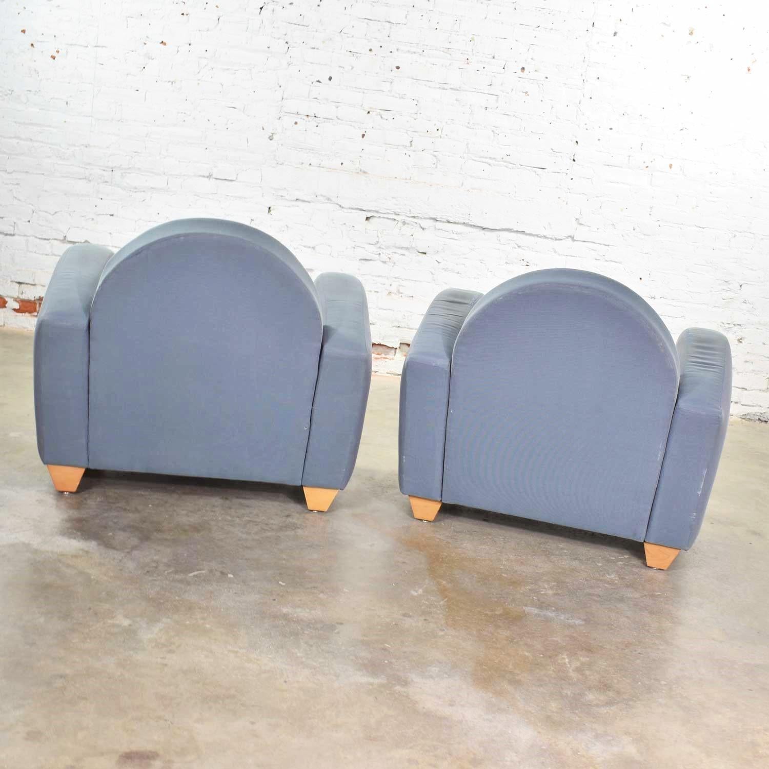 20th Century Michael Graves Postmodern Club or Lounge Chairs by David Edward Company  For Sale