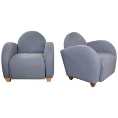 Used Michael Graves Postmodern Club or Lounge Chairs by David Edward Company 