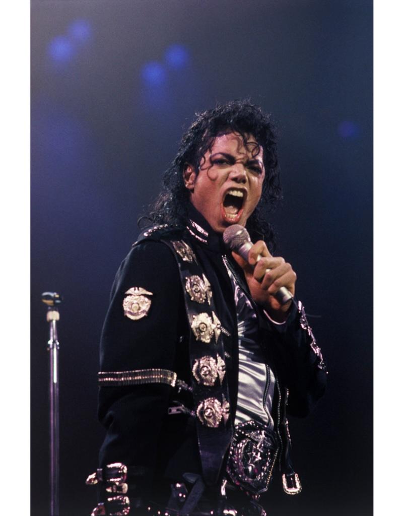 Portrait Photograph Michael Grecco - Michael Jackson - LA Sports Arena, Los Angeles, CA 1989 (II)