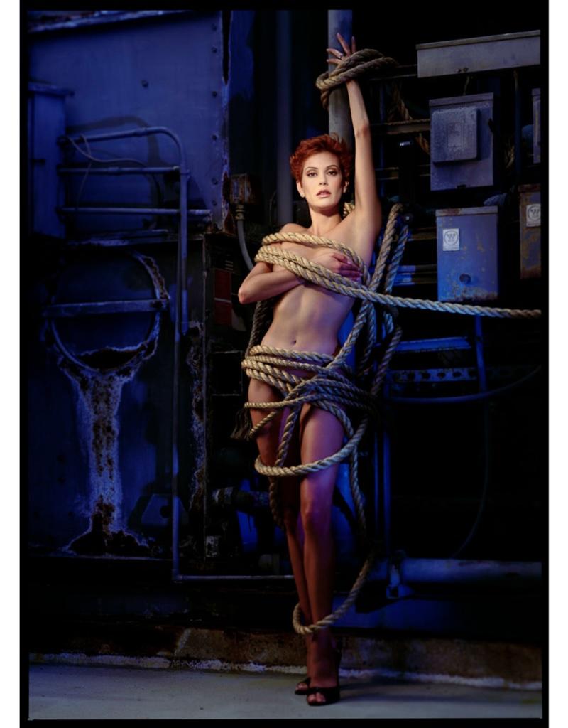 Portrait Photograph di Michael Grecco - Teri Hatcher, ritratti per la copertina di Movieline Magazine - Santa Monica 1996