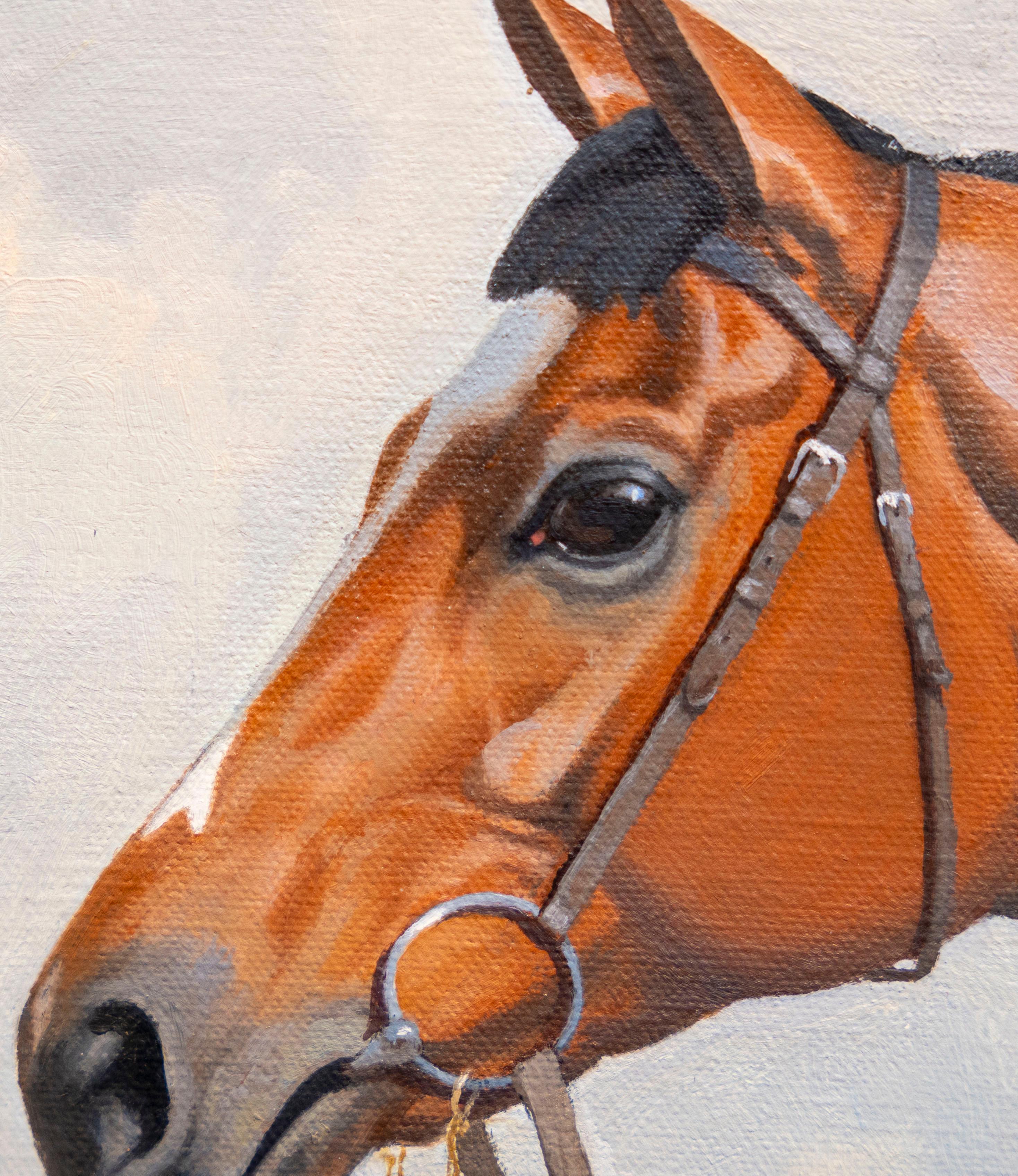 Galileo alla scuderia Coolmore, di Michael Grimsdale - Painting di Michael Grimsdale 