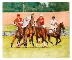 Michael Grimsdale - Polo game with Maple Leaf and Ellerston White 1992 Polo game with Maple Leaf and Ellerston White 1992