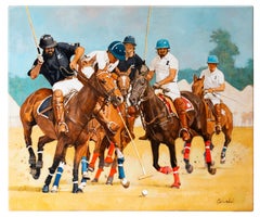 Michael Grimsdale - The Coronation Cup, Smita's Lawn 1991, Polo match The Coronation Cup, Smita's Lawn 1991, Polo match