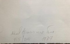 Michael Gross - Art conceptuel minimaliste israélien, sérigraphie abstraite de Jérusalem