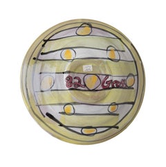 'Bowl, Fish and Worm' ceramic, signed