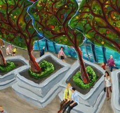 Great Northern Square, No. 8, Painting, Acrylic on Wood Panel